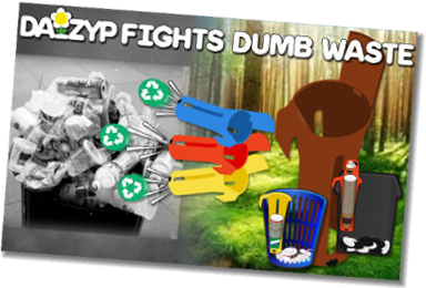 Daizyp fights waste dumb